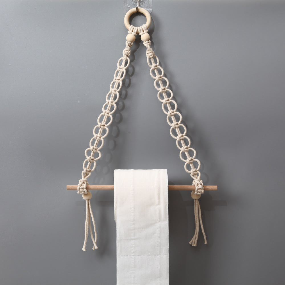 Decorative Macrame Toilet Paper Holder Kalsten