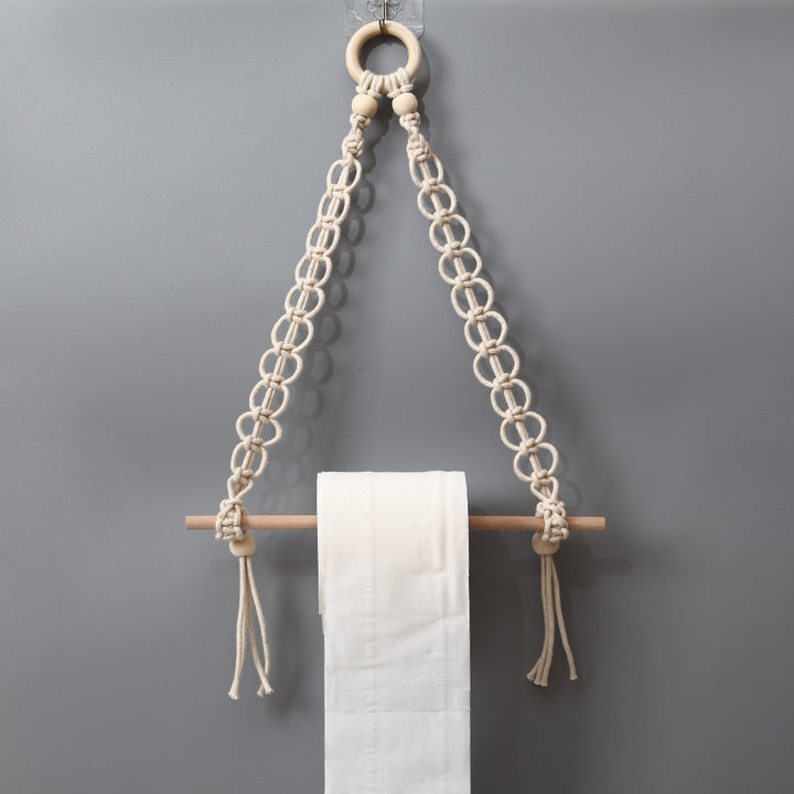 Decorative Macrame Toilet Paper Holder Kalsten