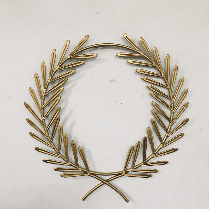 Decorative Metal Wreath for Wall Art Kalsten