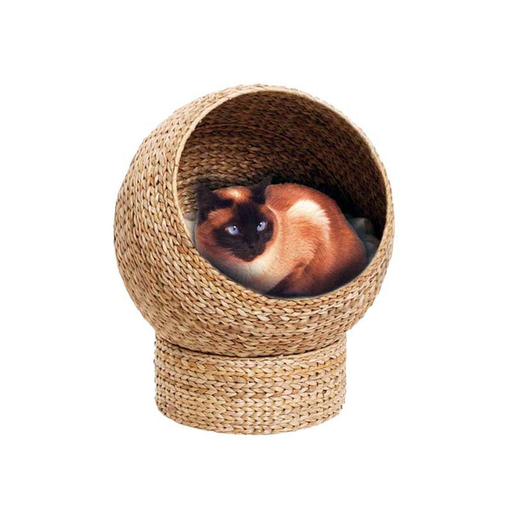 Modern Whimsical Woven Pet Bed Kalsten