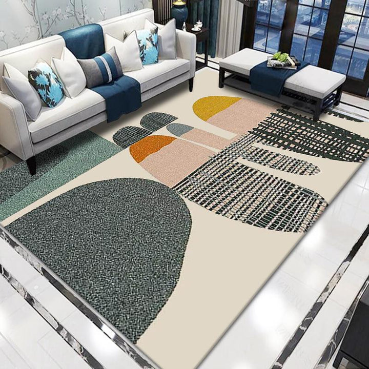 Geometric Pattern Area Rug Kalsten
