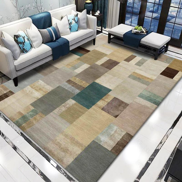 Geometric Pattern Area Rug Kalsten