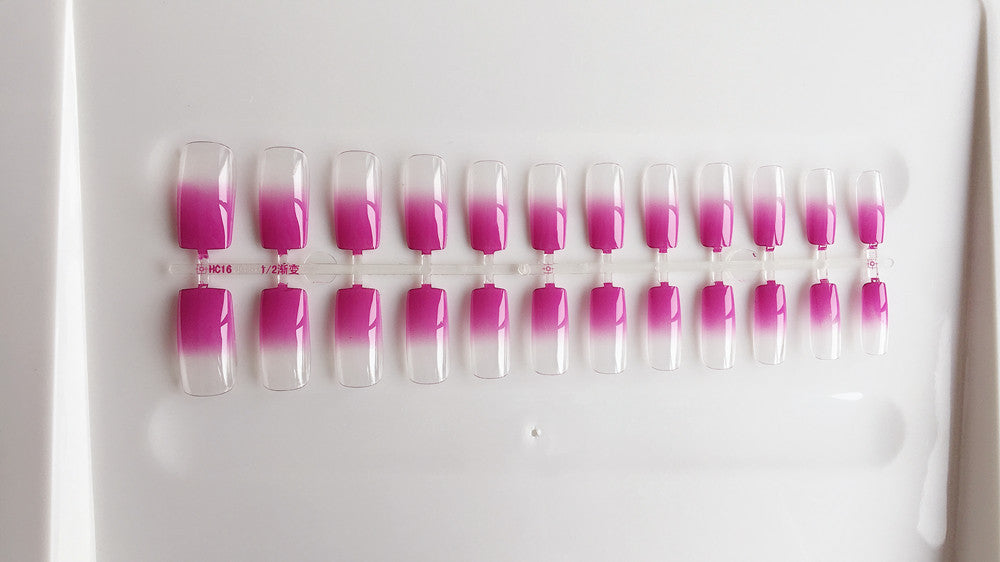 Long Ombre Press-On Nails