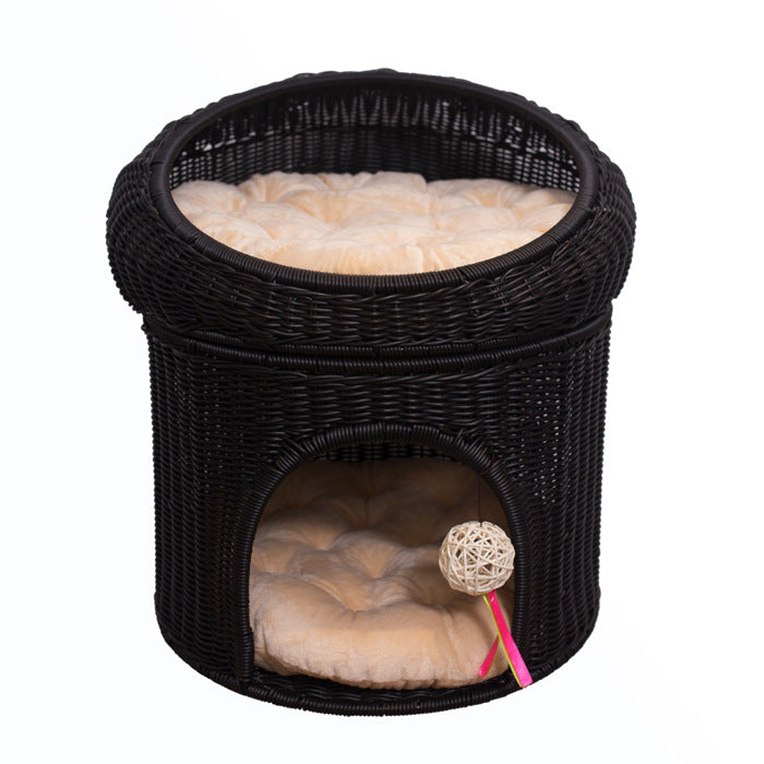Cozy cat basket with play ball Kalsten