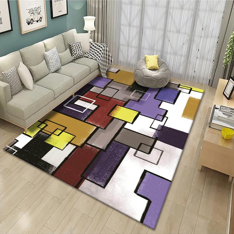 Geometric Patterned Area Rug Kalsten