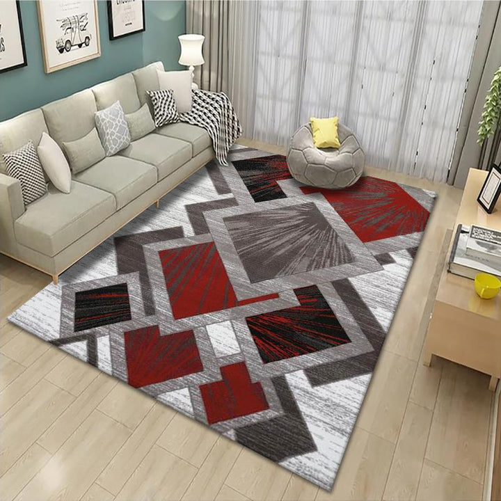 Geometric Patterned Area Rug Kalsten