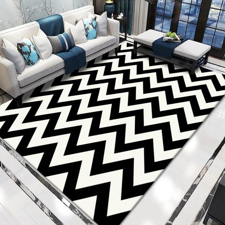 Geometric Pattern Area Rug Kalsten