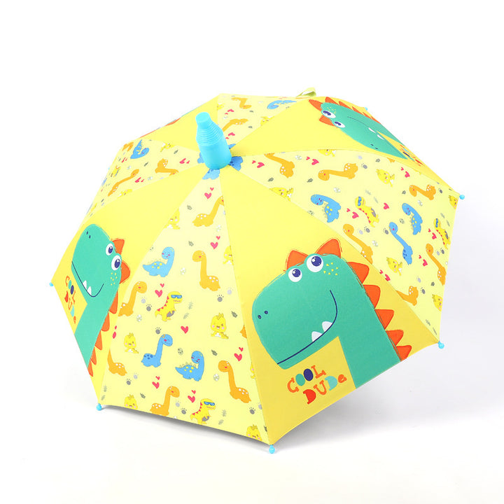 Ladies child-friendly folding umbrella with cheerful animal design Kalsten