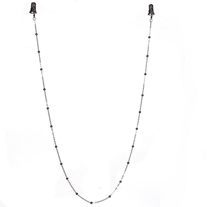 Metallic Crocodile-Clip Eyewear Chain Kalsten