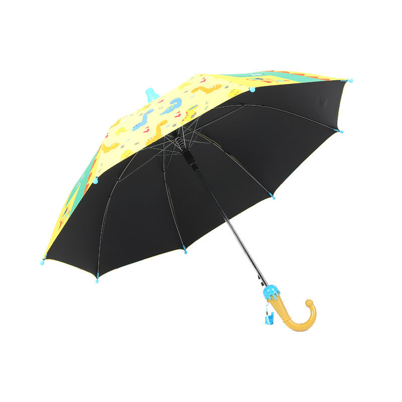 Ladies folding umbrella with animal design and safe handle Kalsten