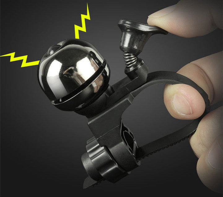 compact adjustable bicycle bell with quick-release silicone strap Kalsten