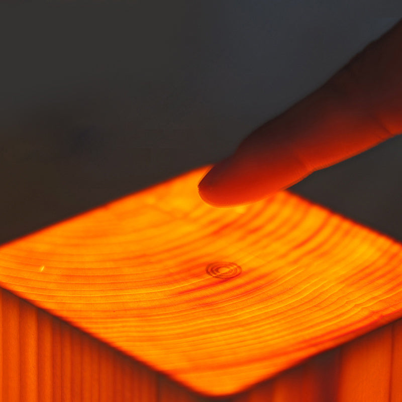 Stylish LED Table Lamp - WoodGlow | Kalsten