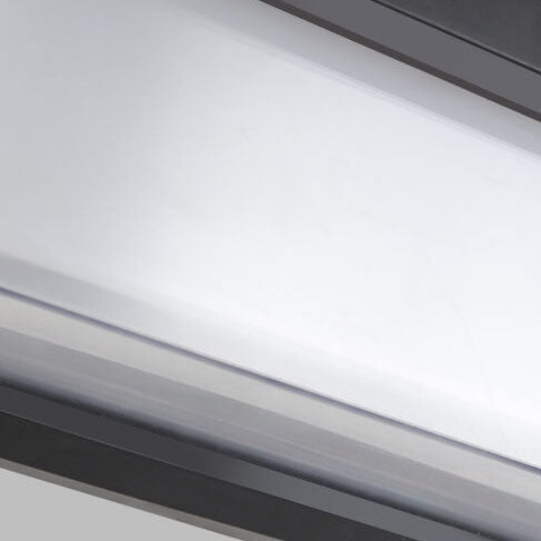 Modern Minimalist Solar Rectangle PC LED Outdoor Wall Sconce Lamp For Outdoor Patio | Kalsten