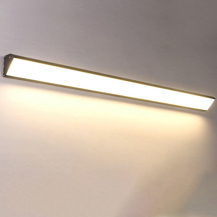 Modern Outdoor Long Bar Aluminum Acrylic Waterproof LED Wall Sconce Lamp | Kalsten