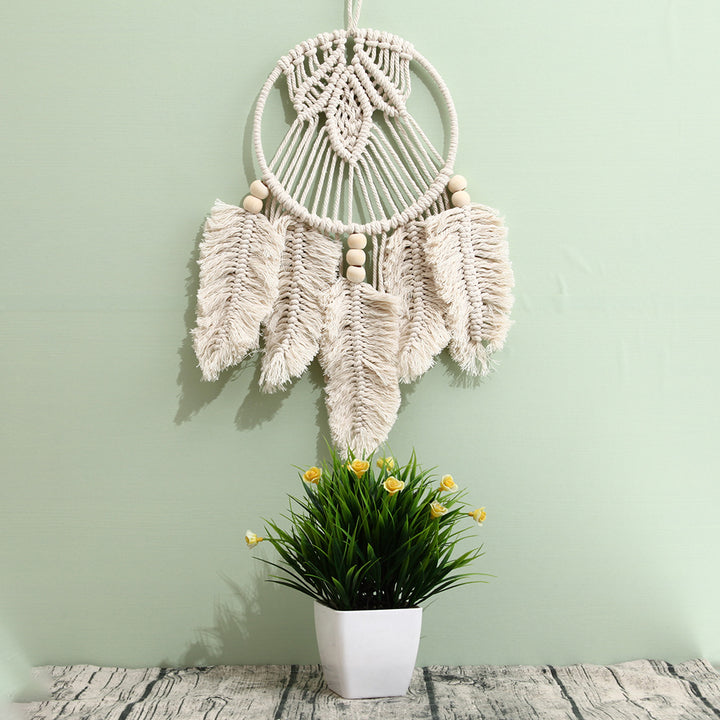 Macrame Leaf Decorative Wall Hanging Kalsten