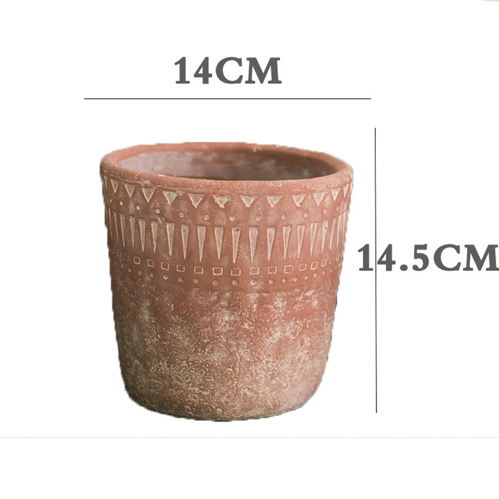 Rustic plant pot Kalsten