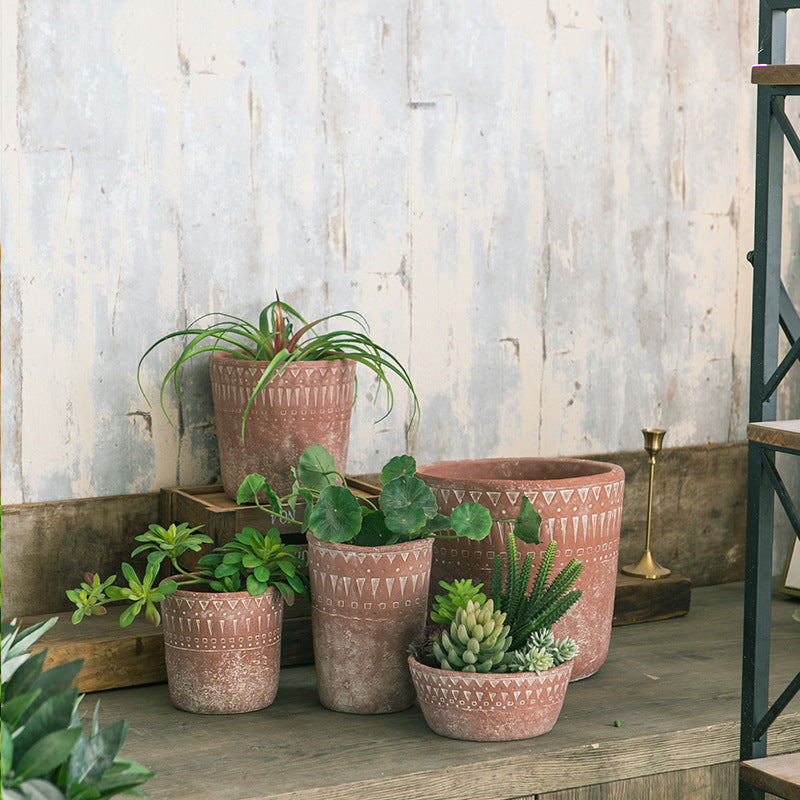 Rustic plant pot Kalsten