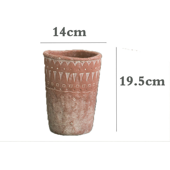 Rustic plant pot Kalsten