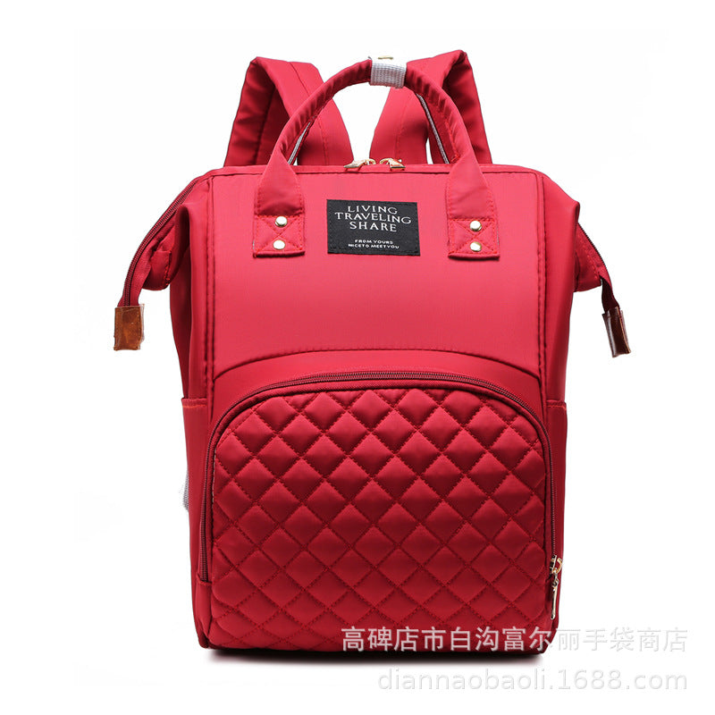 Quilted Multi-Functional Travel Backpack Kalsten