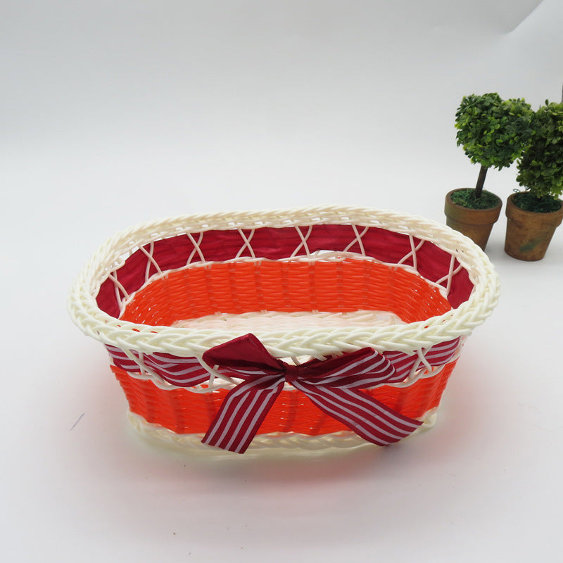 Decorative Oval Woven Storage Basket Kalsten