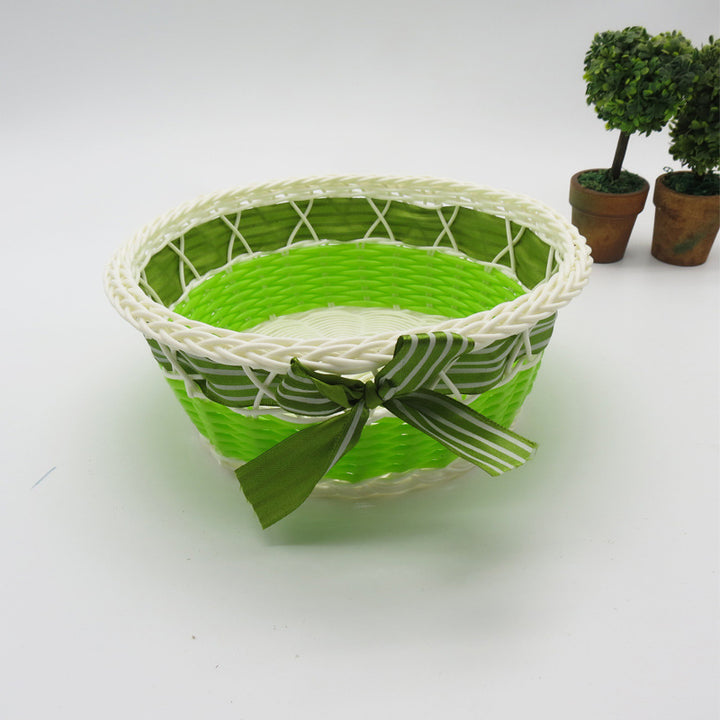 Decorative Oval Woven Storage Basket Kalsten