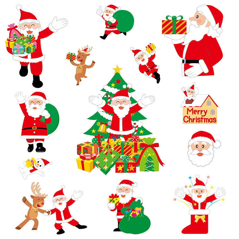 Festive Christmas Wall Decals Kalsten