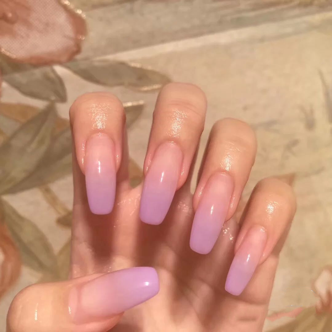 Long Ombre Press-On Nails