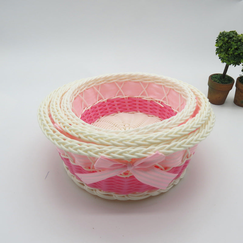 Decorative Oval Woven Storage Basket Kalsten