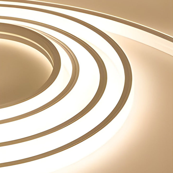 0.39'' Waterproof Recessed LED Under Tread Stair Lighting Modern Flexible Strip Light | Kalsten