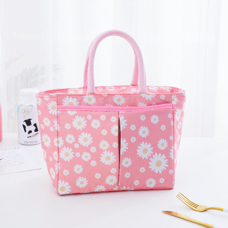 Stylish Flower Print Tote Bag Kalsten