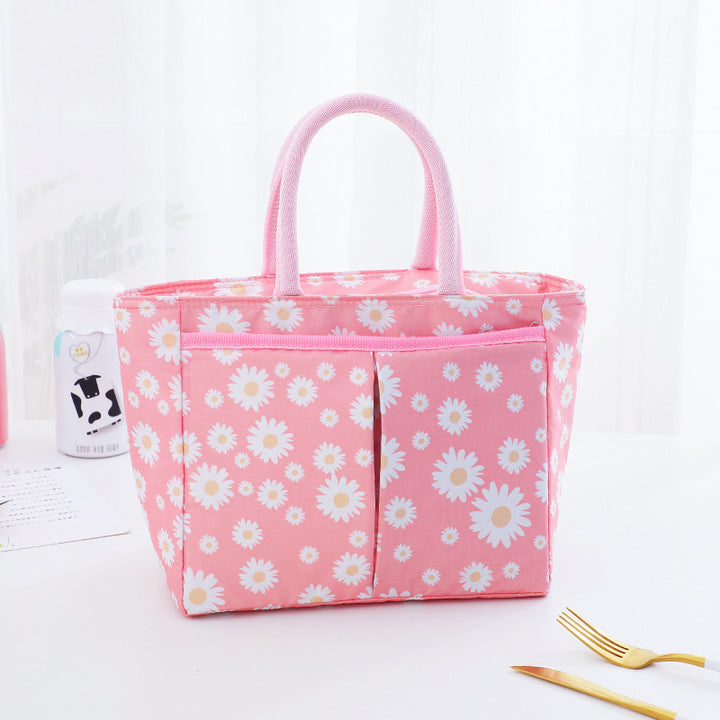 Stylish Flower Print Tote Bag Kalsten