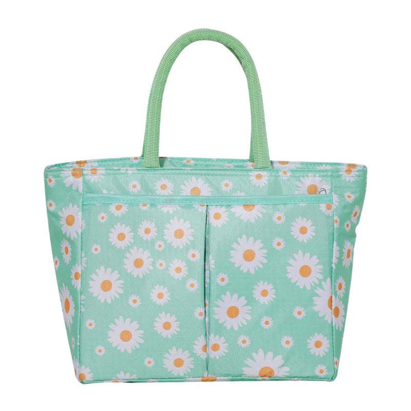 Stylish Flower Print Tote Bag Kalsten
