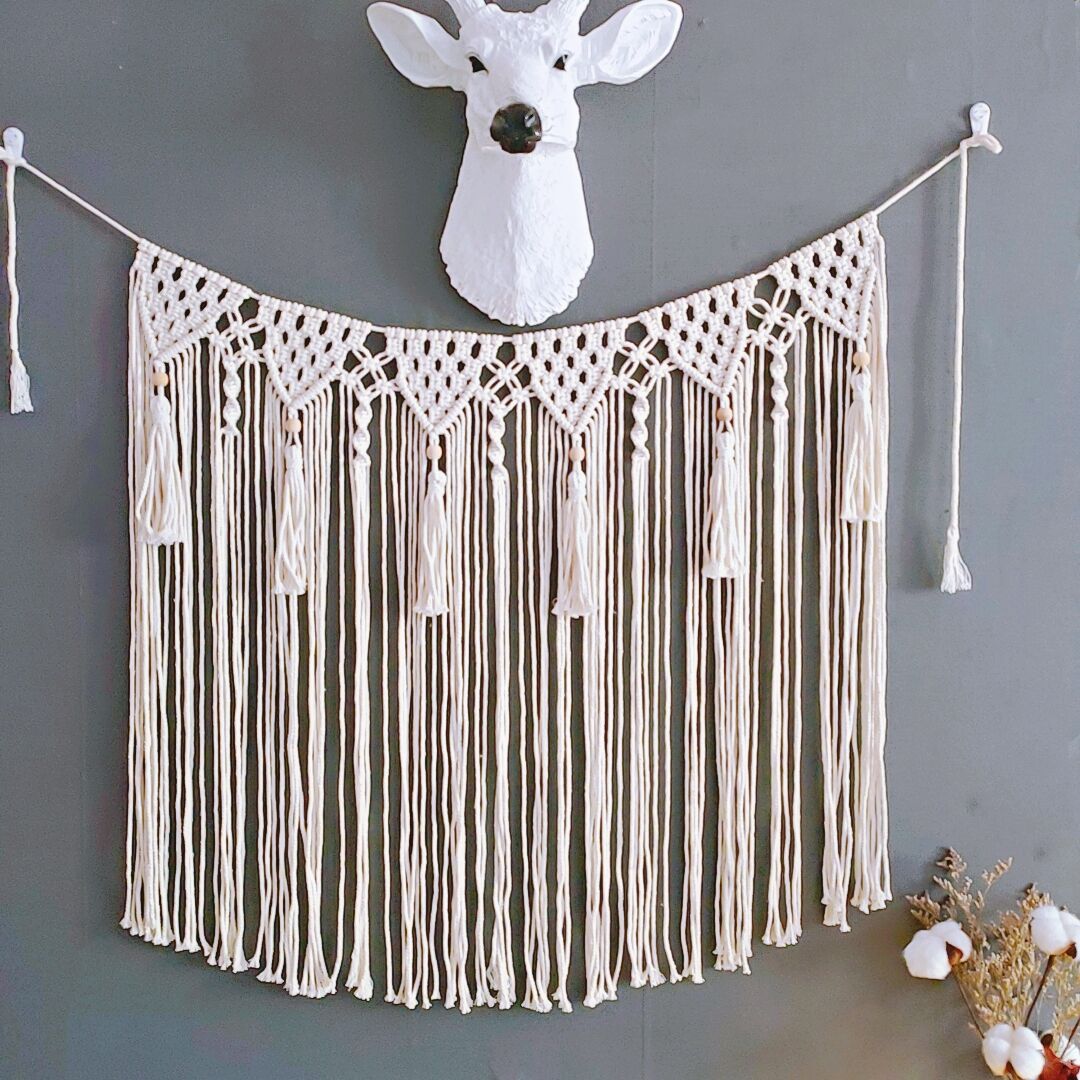 Decorative Fringe Macrame Wall Hanging Kalsten