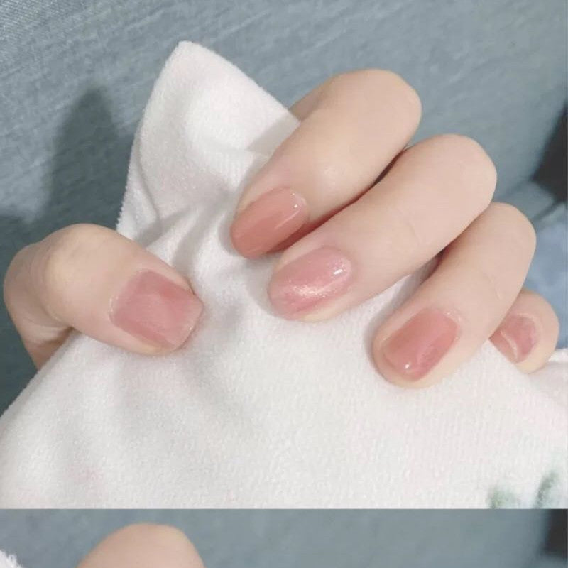 Sparkling Glossy Press-On Nail Set
