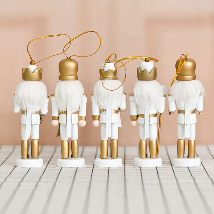 5-piece set nutcracker ornaments, 13 cm, British style