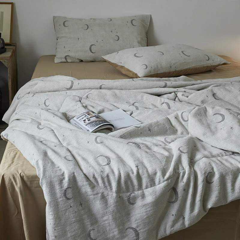 Cotton summer blanket, washable