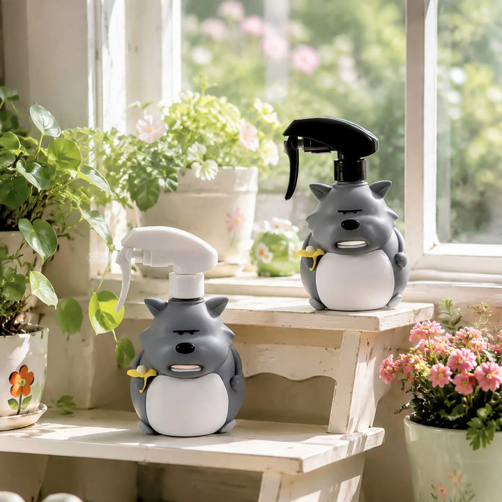 Spray bottle for plants, banana shape