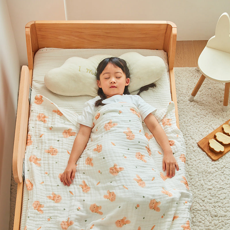Cotton gauze blanket for children, 4- or 6-layers