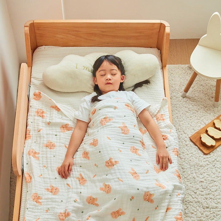 Cotton gauze blanket for children, 4- or 6-layers