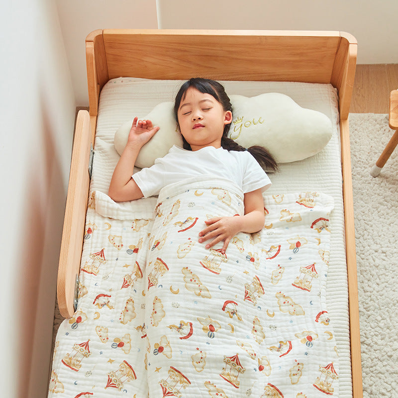 Cotton gauze blanket for children, 4- or 6-layers