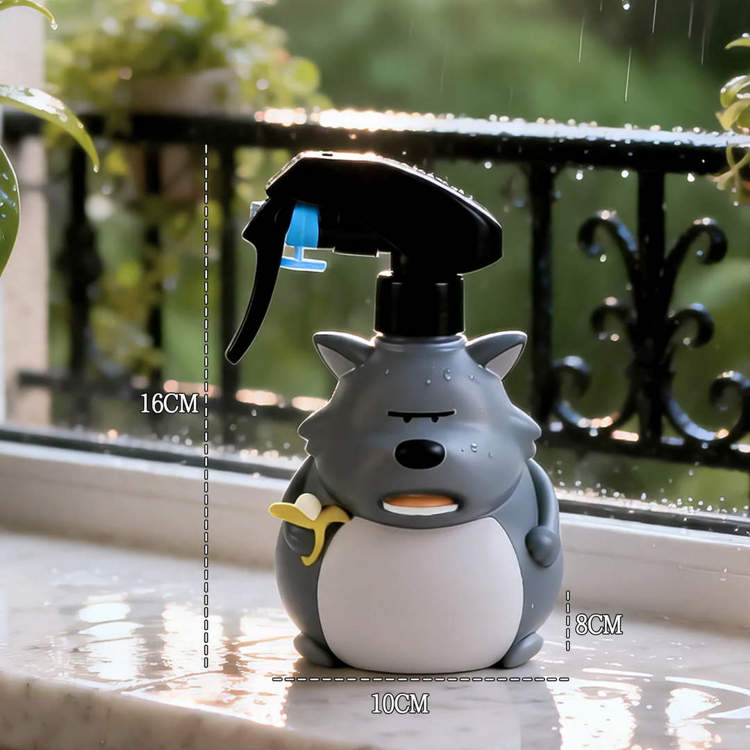 Spray bottle for plants, banana shape
