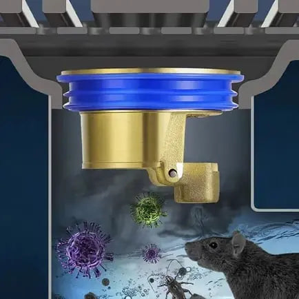 Kalsten | Anti-Odor Drainage Core made of Brass – Reliably Stops Drain & Pipe Odors
