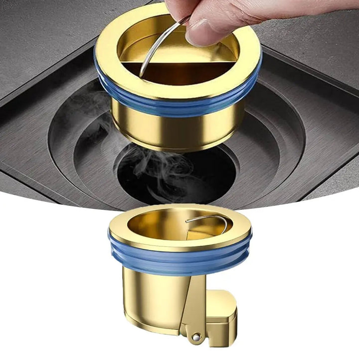 Kalsten | Brass drain core – Odor stopper & hair strainer for floor drains