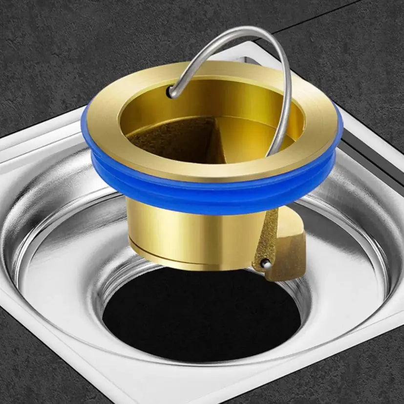 Kalsten | Brass drain core – Odor stopper & hair strainer for floor drains