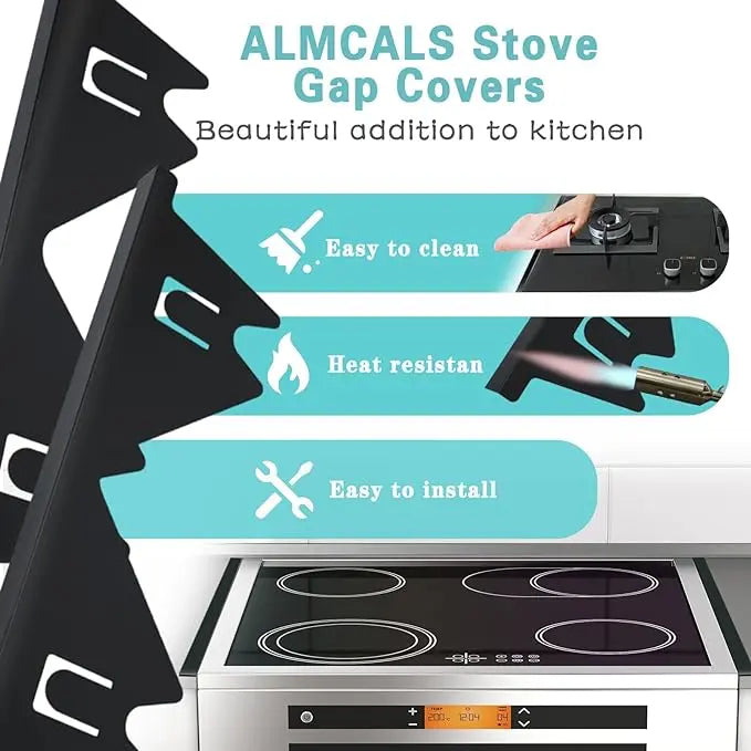 Kalsten | Telescopic cover strips made of stainless steel for stove gaps