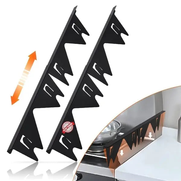 Kalsten | Telescopic cover strips made of stainless steel for stove gaps