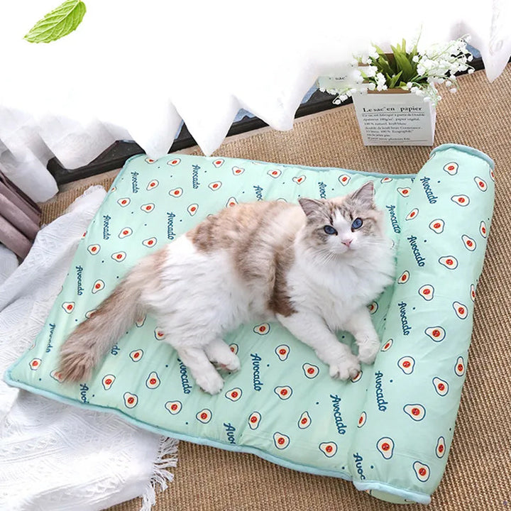 Pet Summer Cool Bed Ice Silk Cooling Mat for Dogs & Cats | Kalsten
