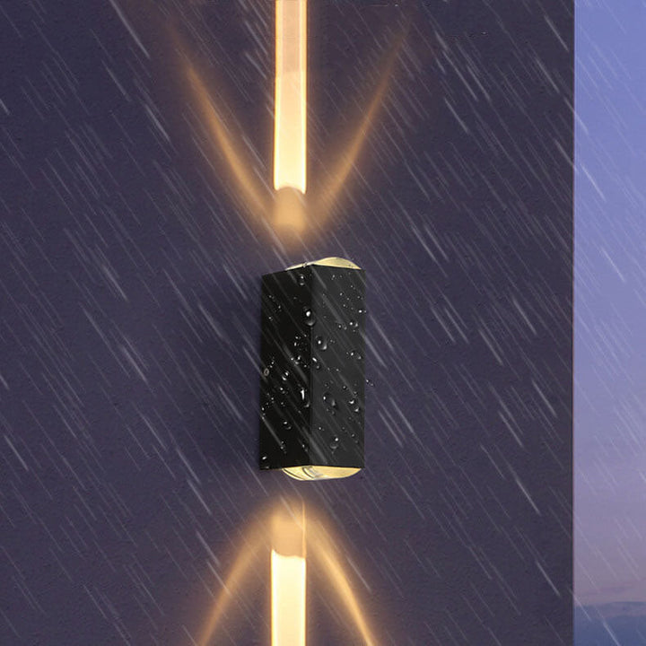 Waterproof Rectangular LED Outdoor Wall Lamp