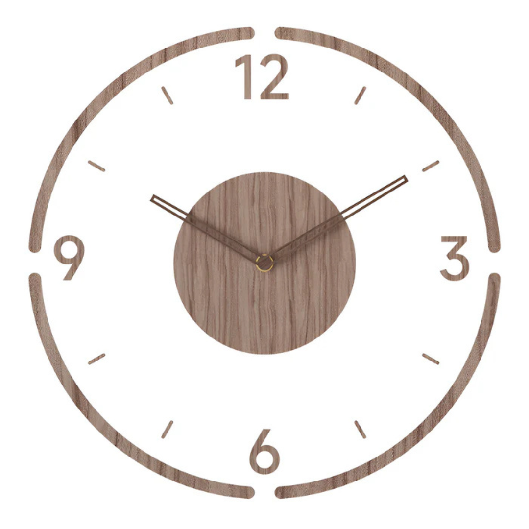 Nock Wall Clock – Stylish & Silent Clock for Living Room or Bedroom | Kalsten