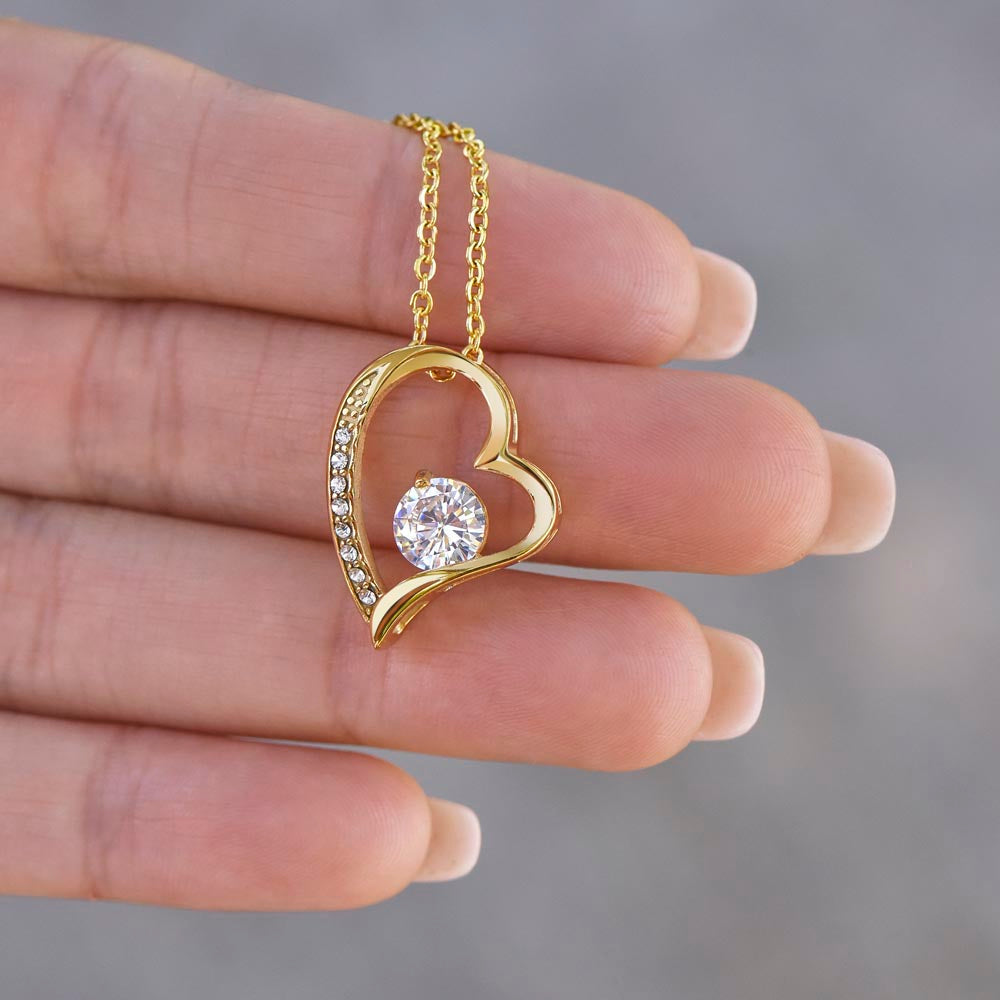 Kalsten | Eternal Rose Box "To My Love" With Diamond Heart Necklace